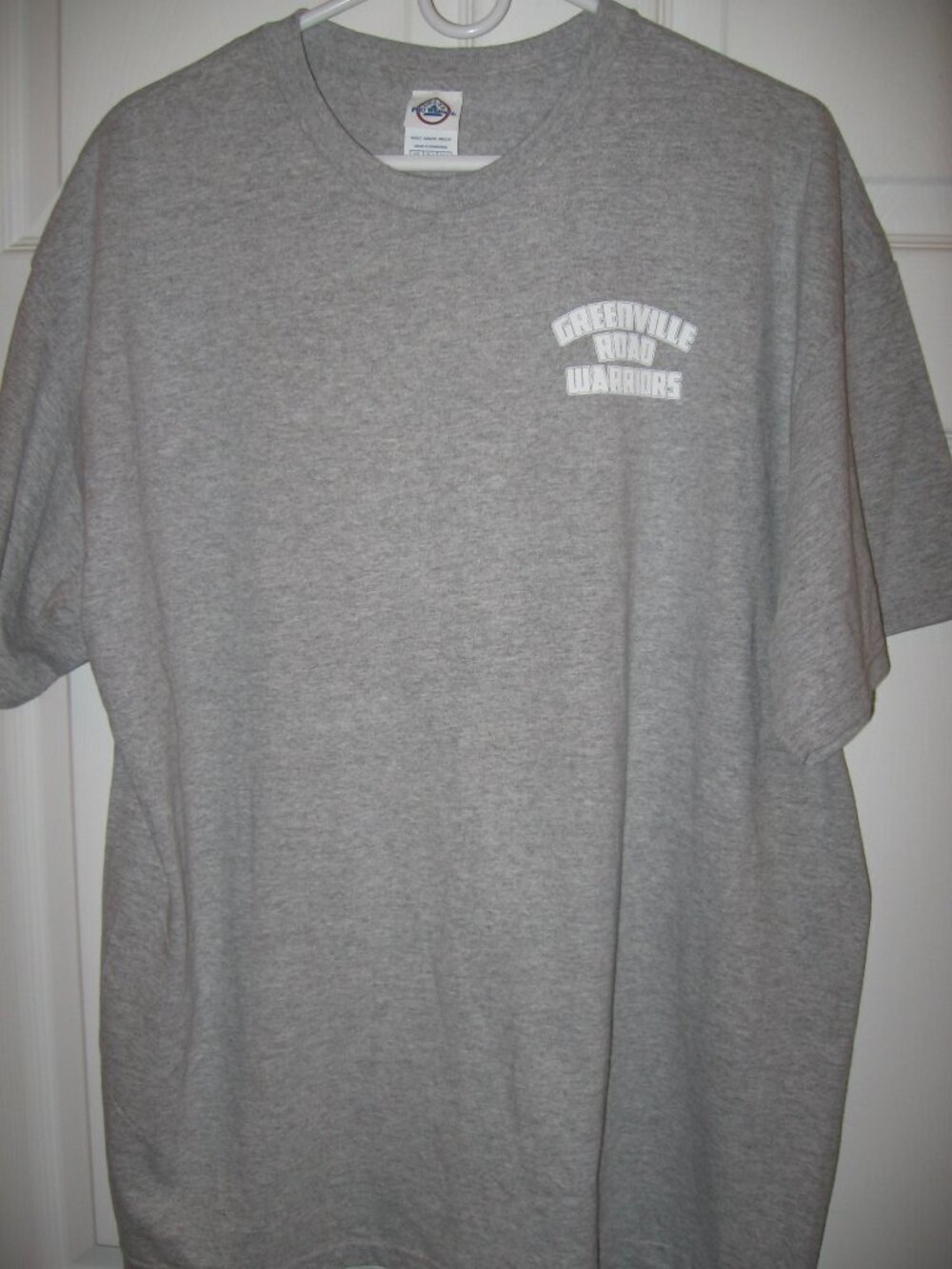Greenville Road Warriors Hockey T-Shirt Men's XL Gray Delta Pro Weight BB&T